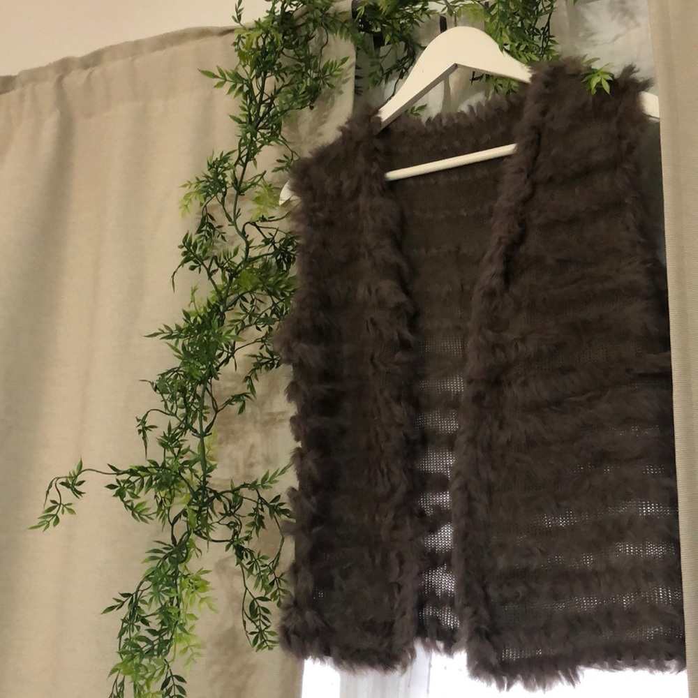 Real Rabbit Fur Vest